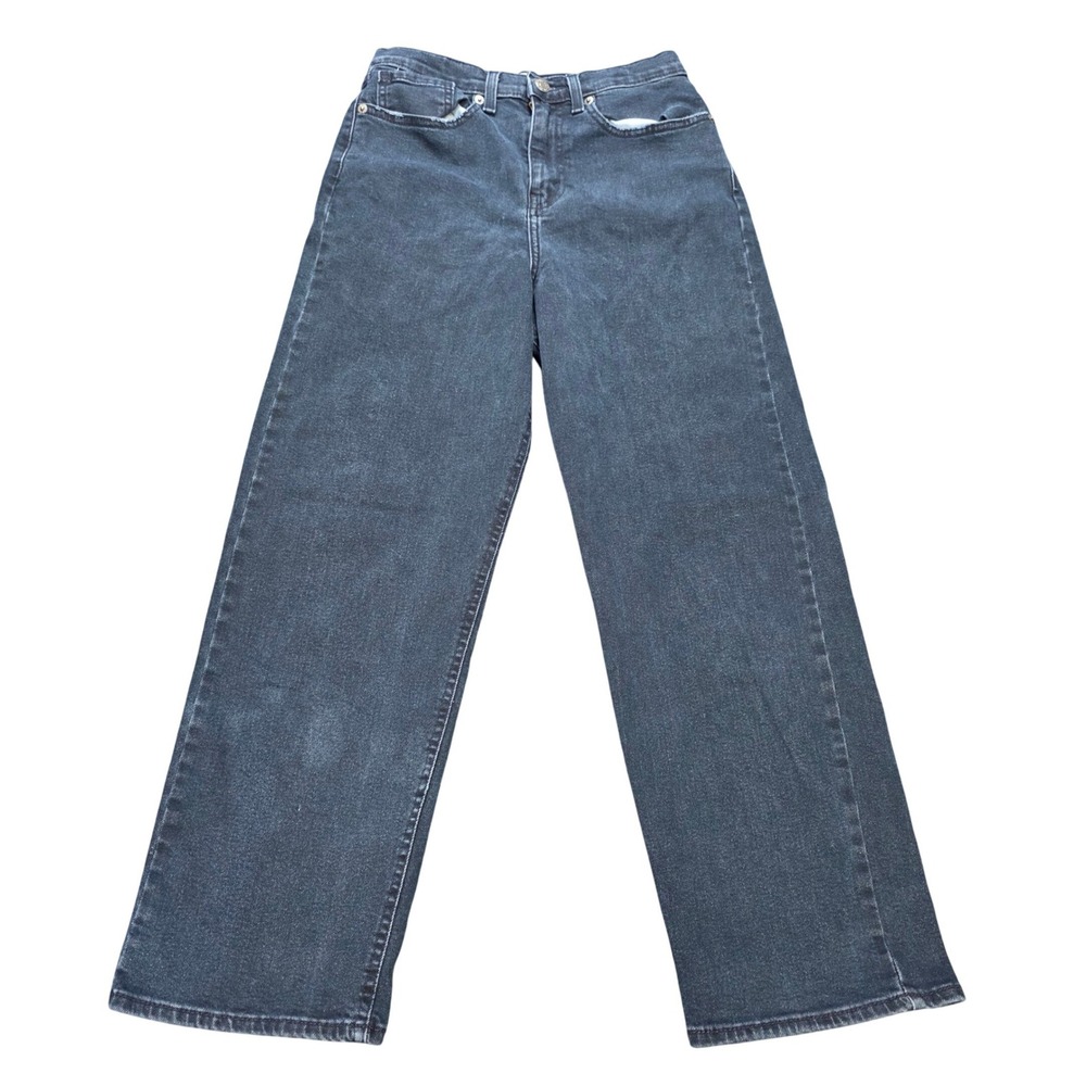 Denizen from Levi's High Rise Jeans Girl's 16 Regular Dark Wash Straight Leg